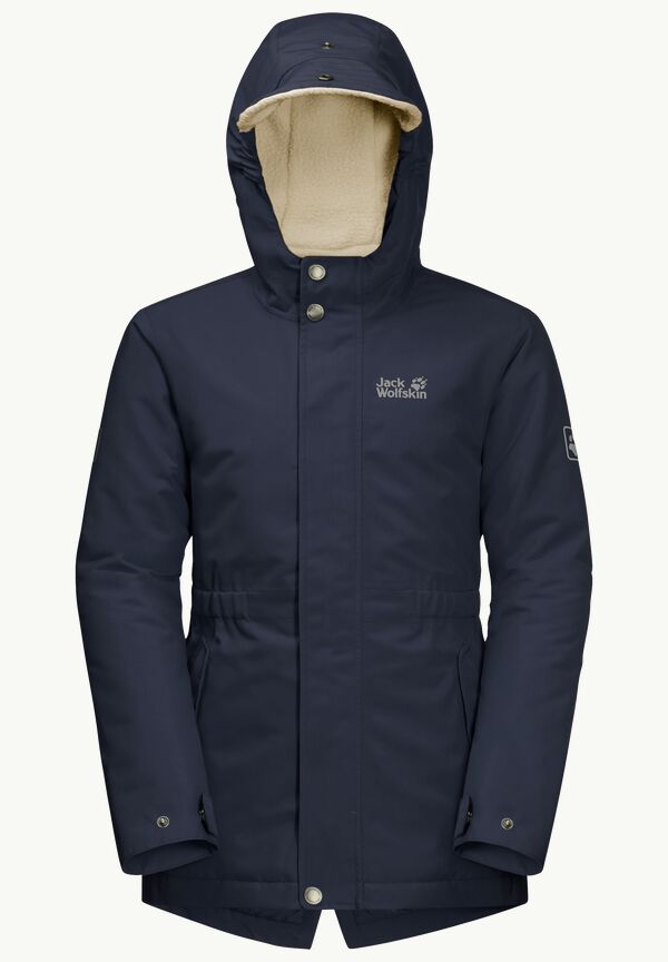 COSY BEAR JACKET G - night blue 152 - Girls' waterproof winter jacket – JACK  WOLFSKIN