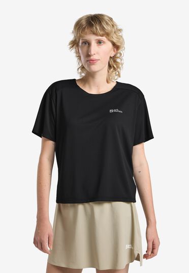 PRELIGHT STRIDE CROP T W